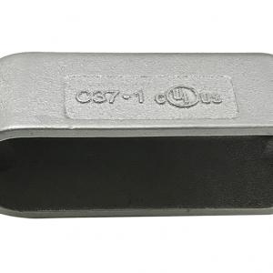 Malleable C conduit body without cover and gasket