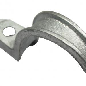 One hole clearance clamp galvanized