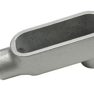 Malleable LB conduit body without cover and gasket